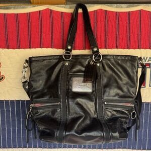 EUC Coach Poppy Spotlight Tote 14564 Shoulder Bag Purse Designer